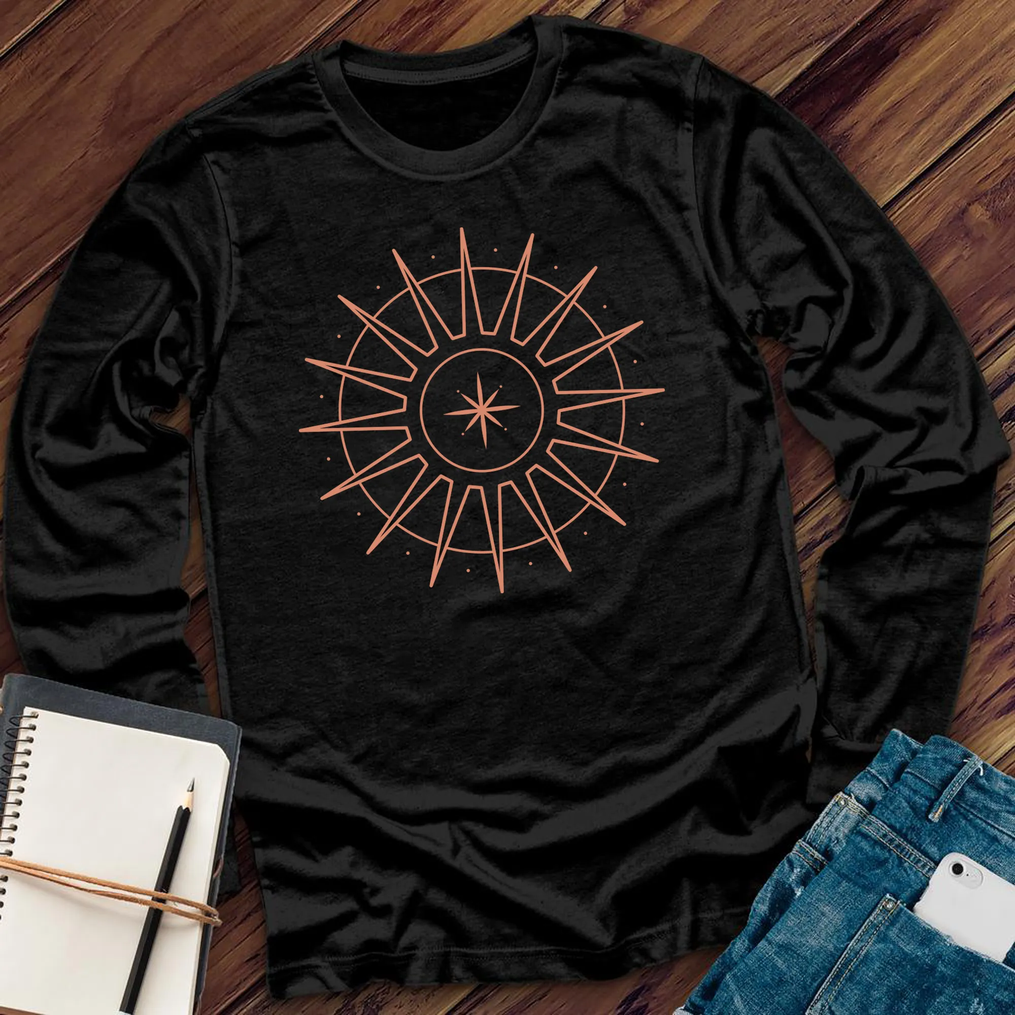 Simple Sun Star Long Sleeve