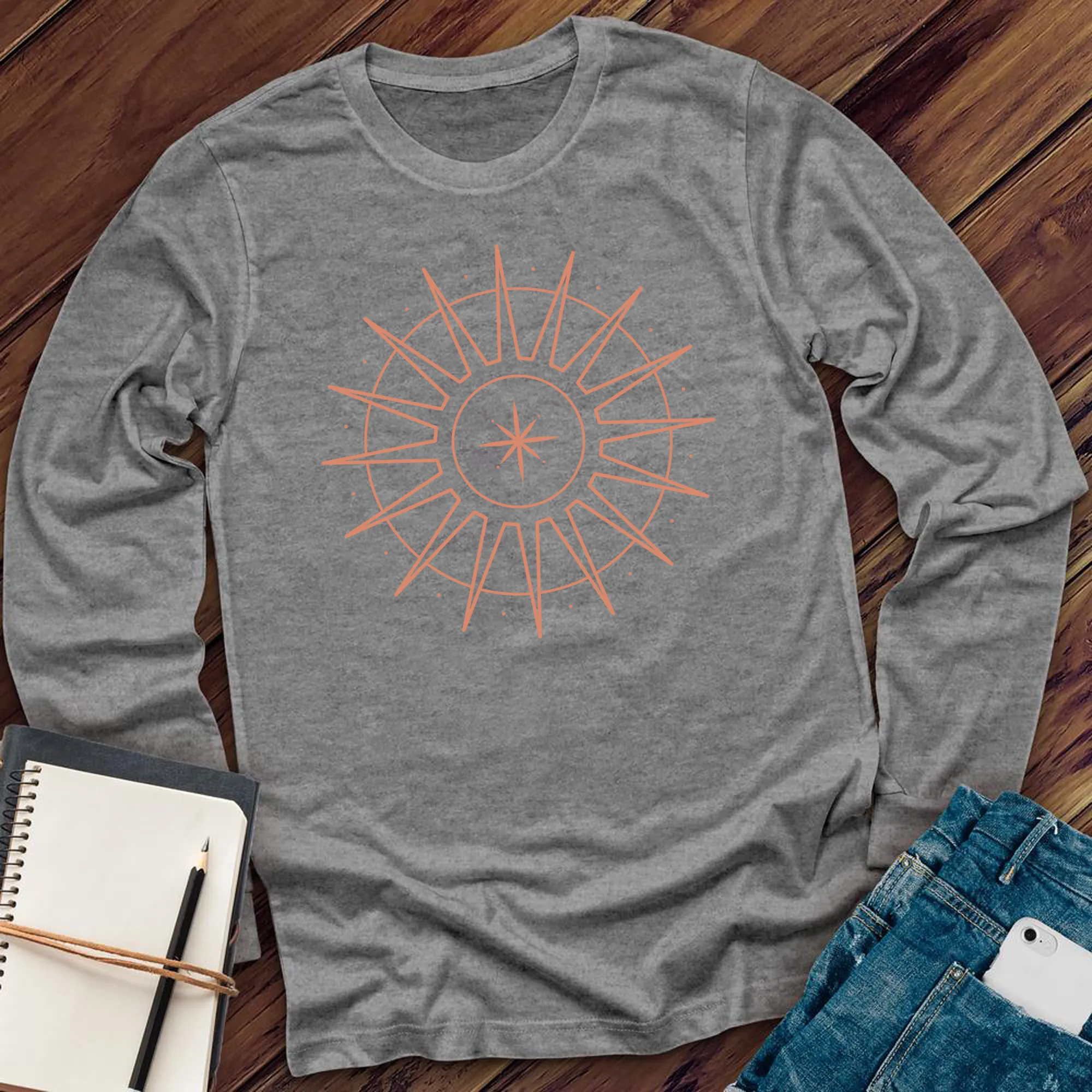 Simple Sun Star Long Sleeve