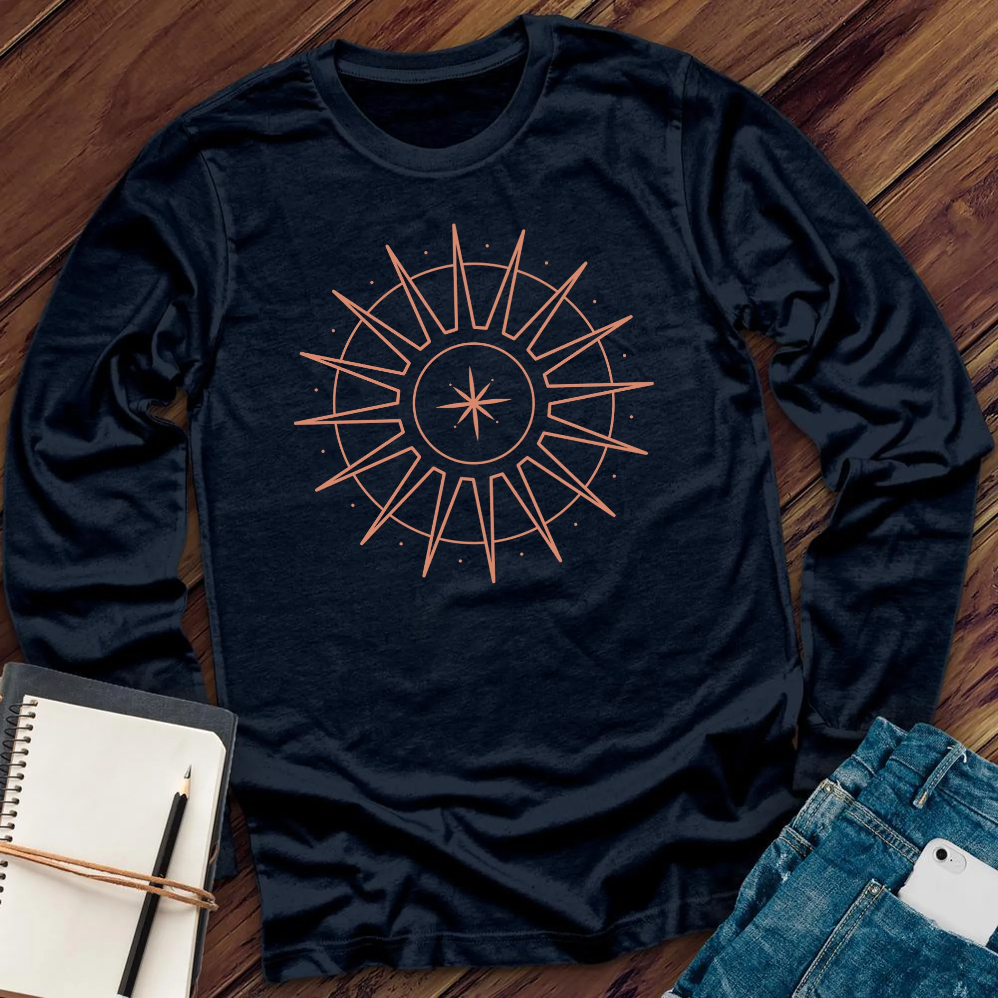 Simple Sun Star Long Sleeve