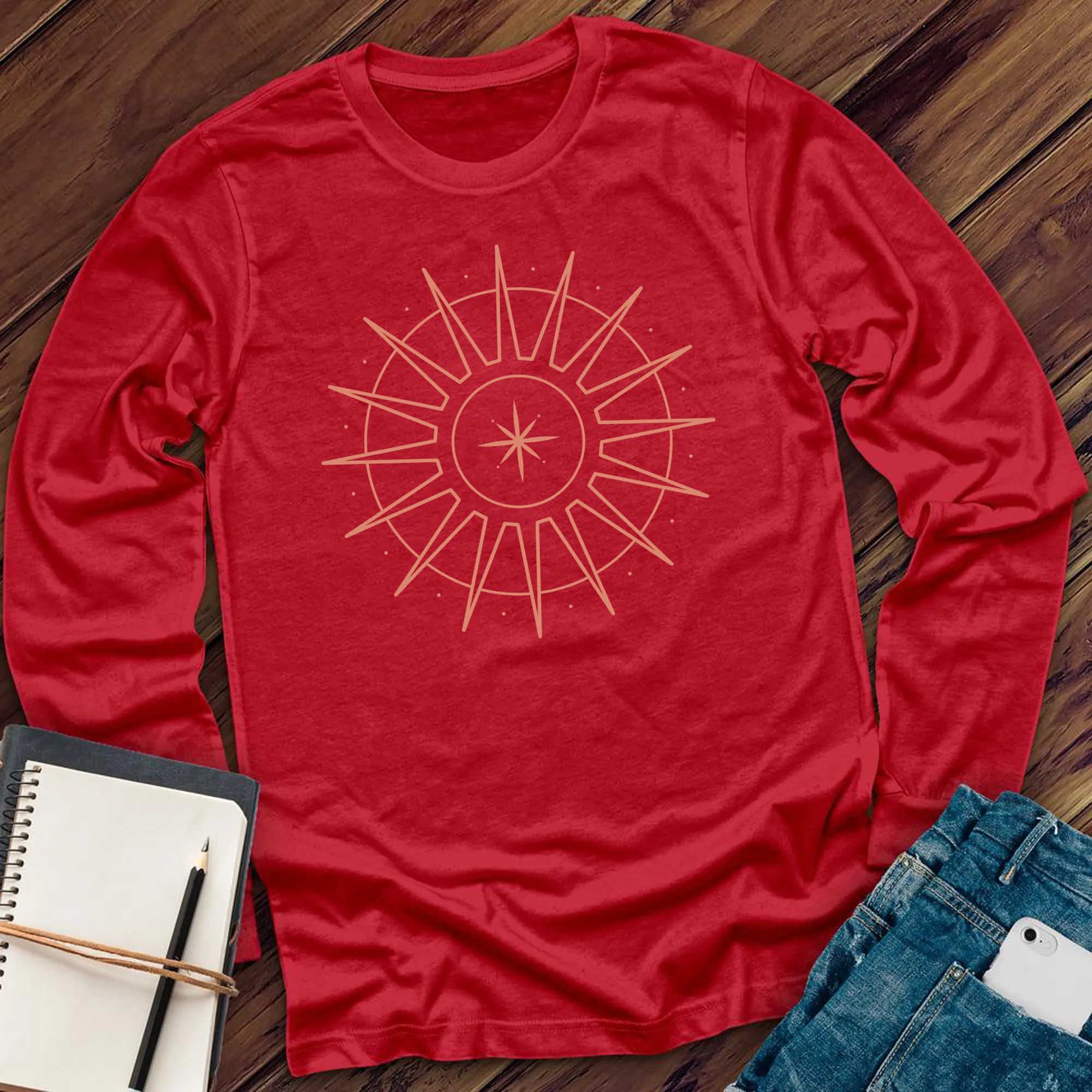 Simple Sun Star Long Sleeve