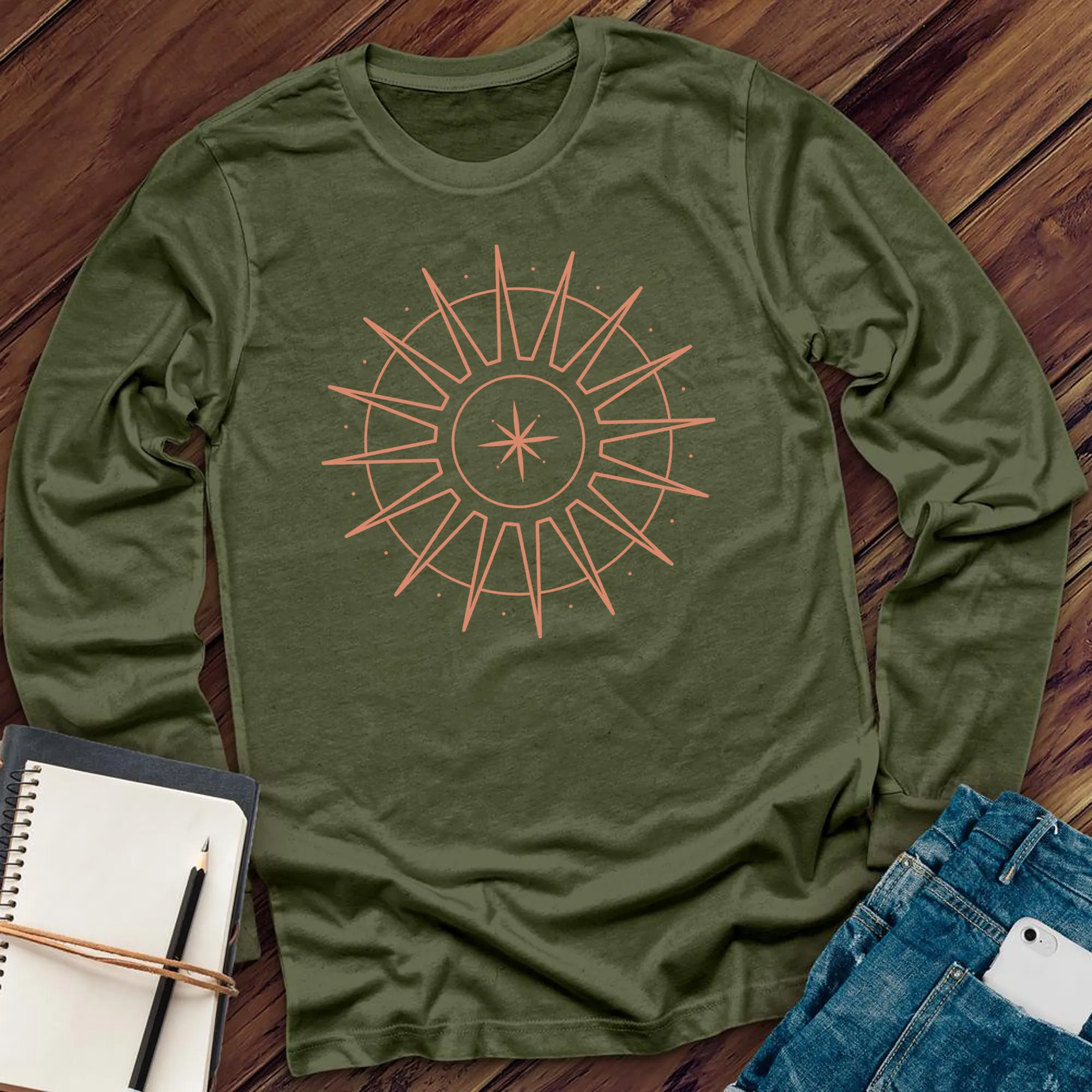 Simple Sun Star Long Sleeve