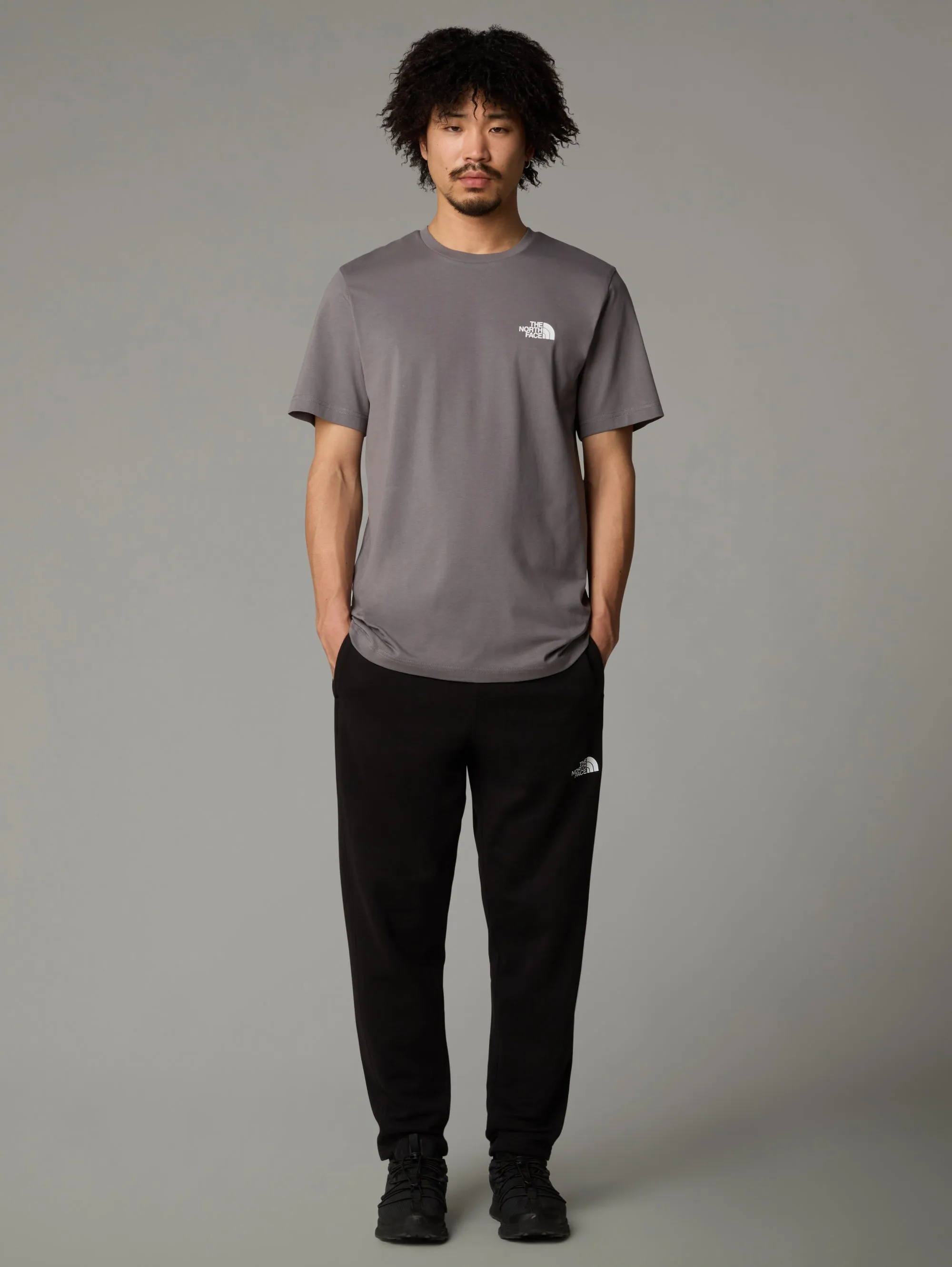 T-shirt Regular Fit con Logo Grigio