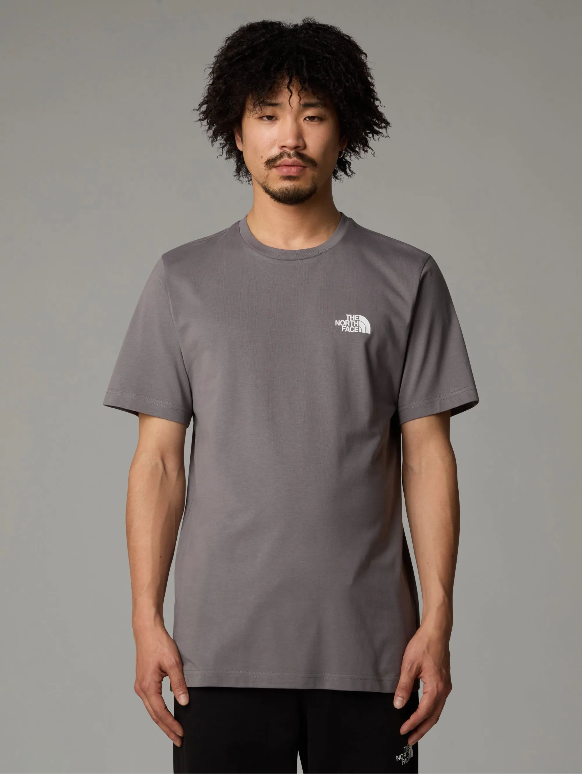 T-shirt Regular Fit con Logo Grigio