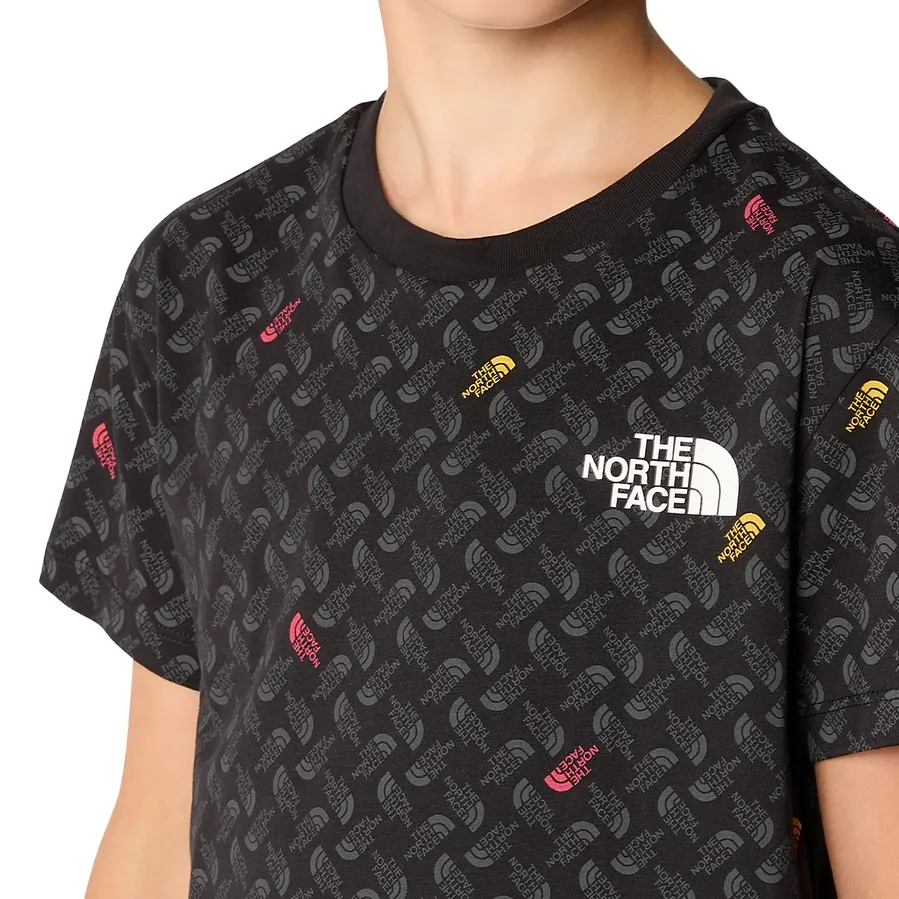The North Face maglietta manica corta da ragazzi Simple Dome NF0A8871U8I nero