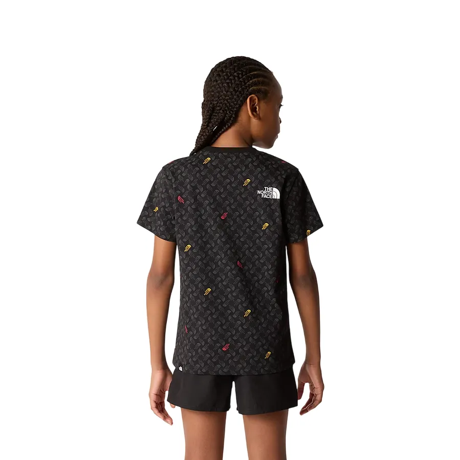 The North Face maglietta manica corta da ragazzi Simple Dome NF0A8871U8I nero