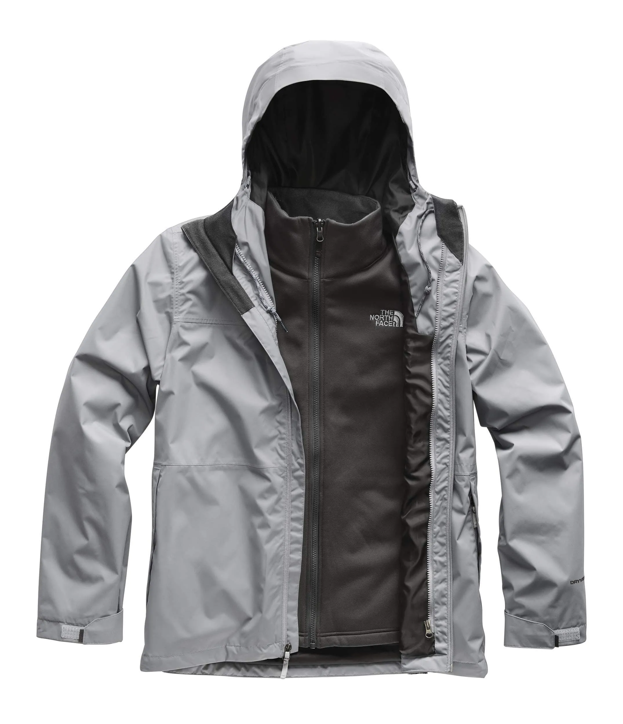 The North Face Men's Arrowood Triclimate Jacket, Mid Grey, Medium