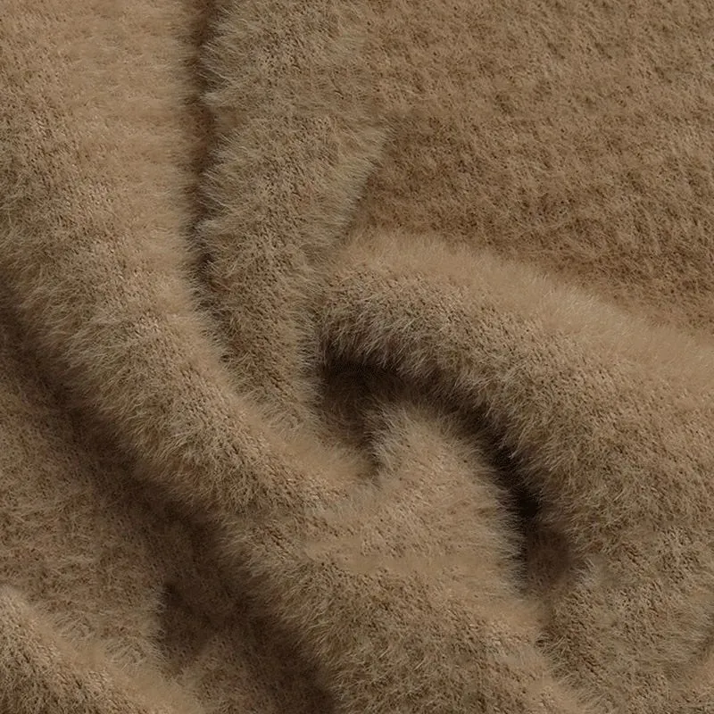 Turtleneck Velvet Sweater