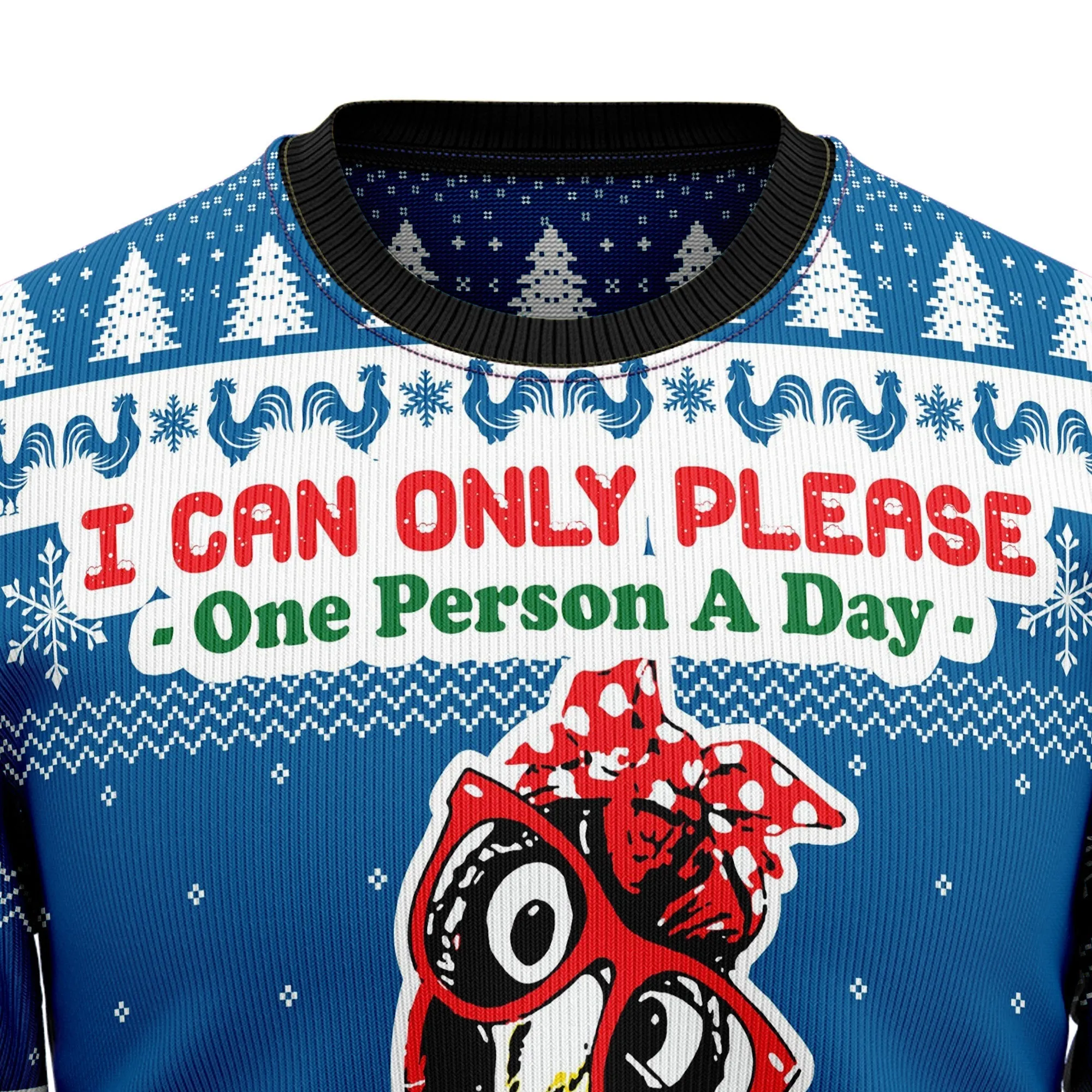 Ugly Christmas Sweater JulesRoche Cotton Blend Warm Graphic
