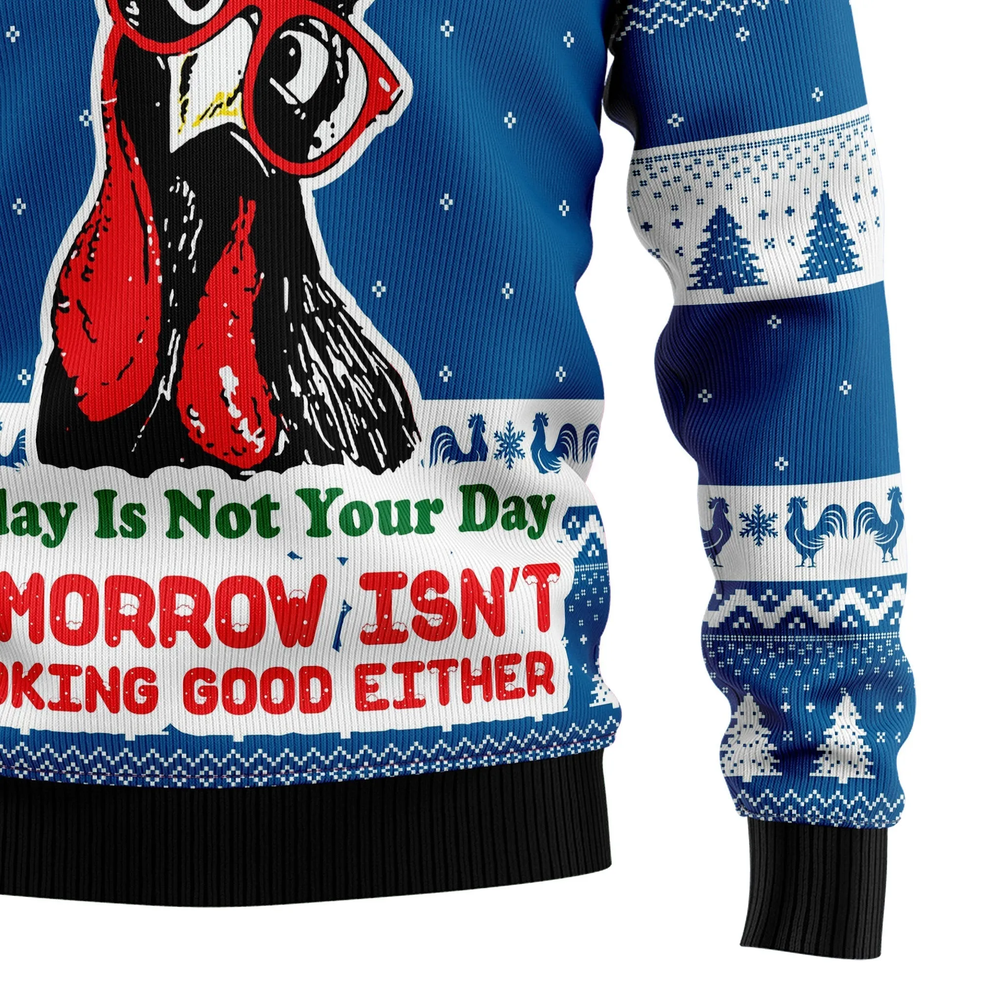 Ugly Christmas Sweater JulesRoche Cotton Blend Warm Graphic