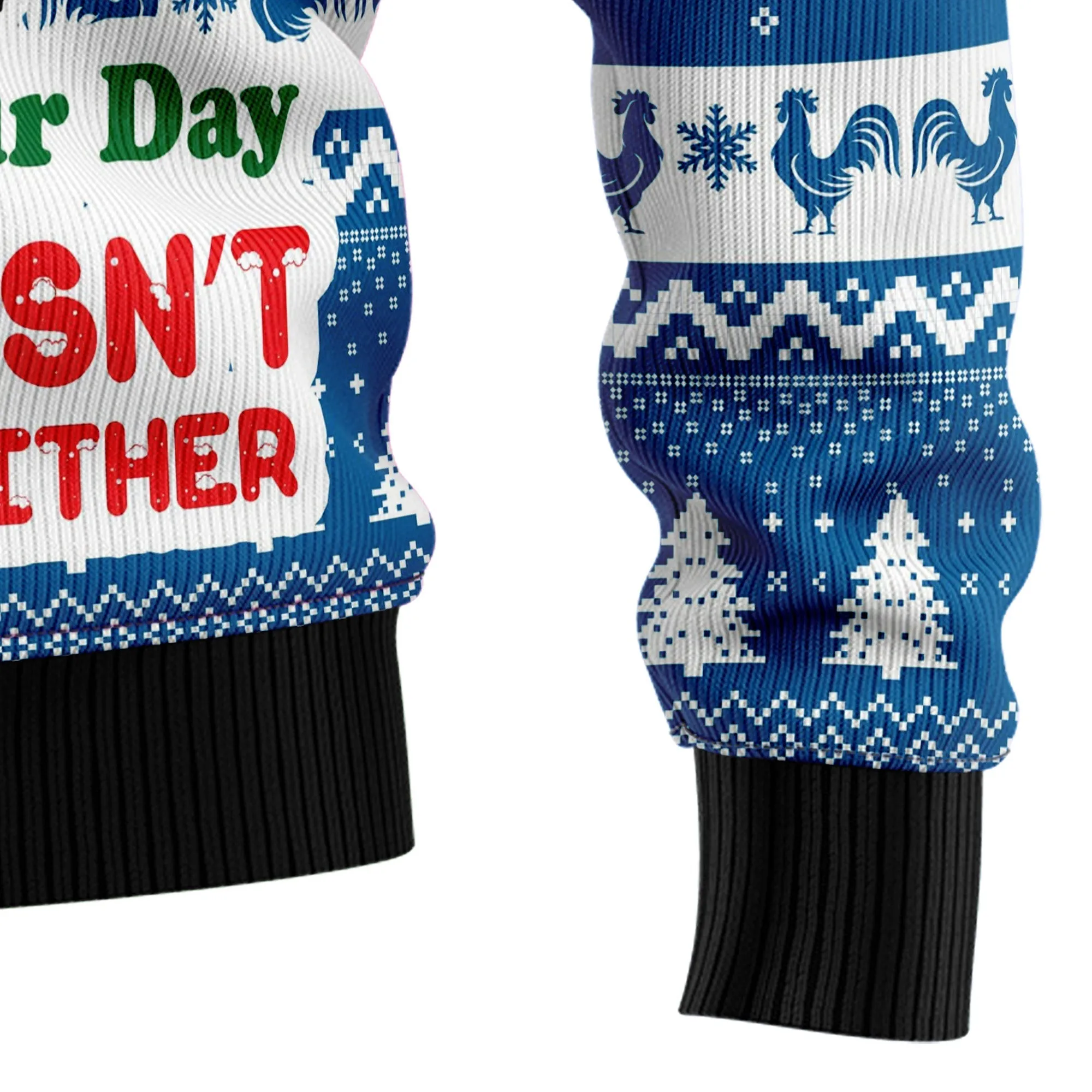 Ugly Christmas Sweater JulesRoche Cotton Blend Warm Graphic
