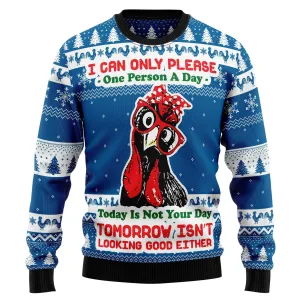 Ugly Christmas Sweater JulesRoche Cotton Blend Warm Graphic
