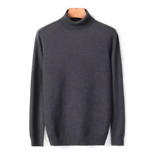 Warm Color Turtleneck Sweater