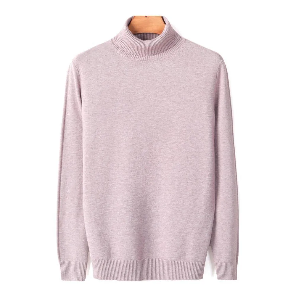 Warm Color Turtleneck Sweater
