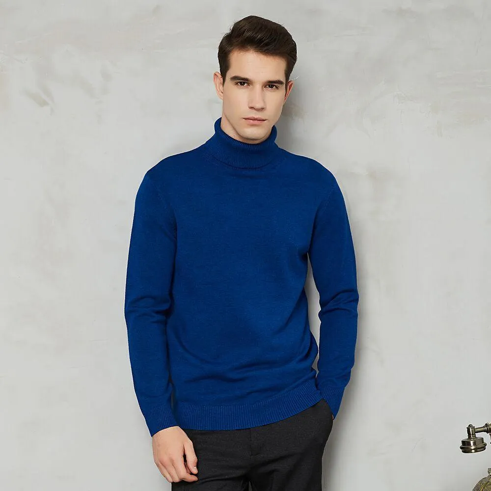 Warm Color Turtleneck Sweater