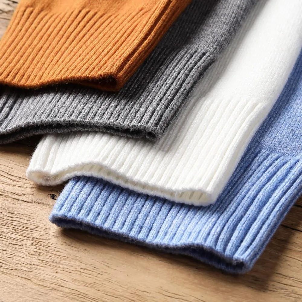 Warm Color Turtleneck Sweater