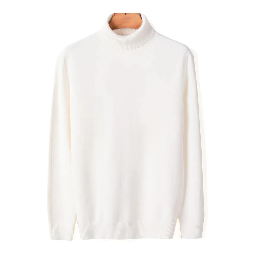 Warm Color Turtleneck Sweater