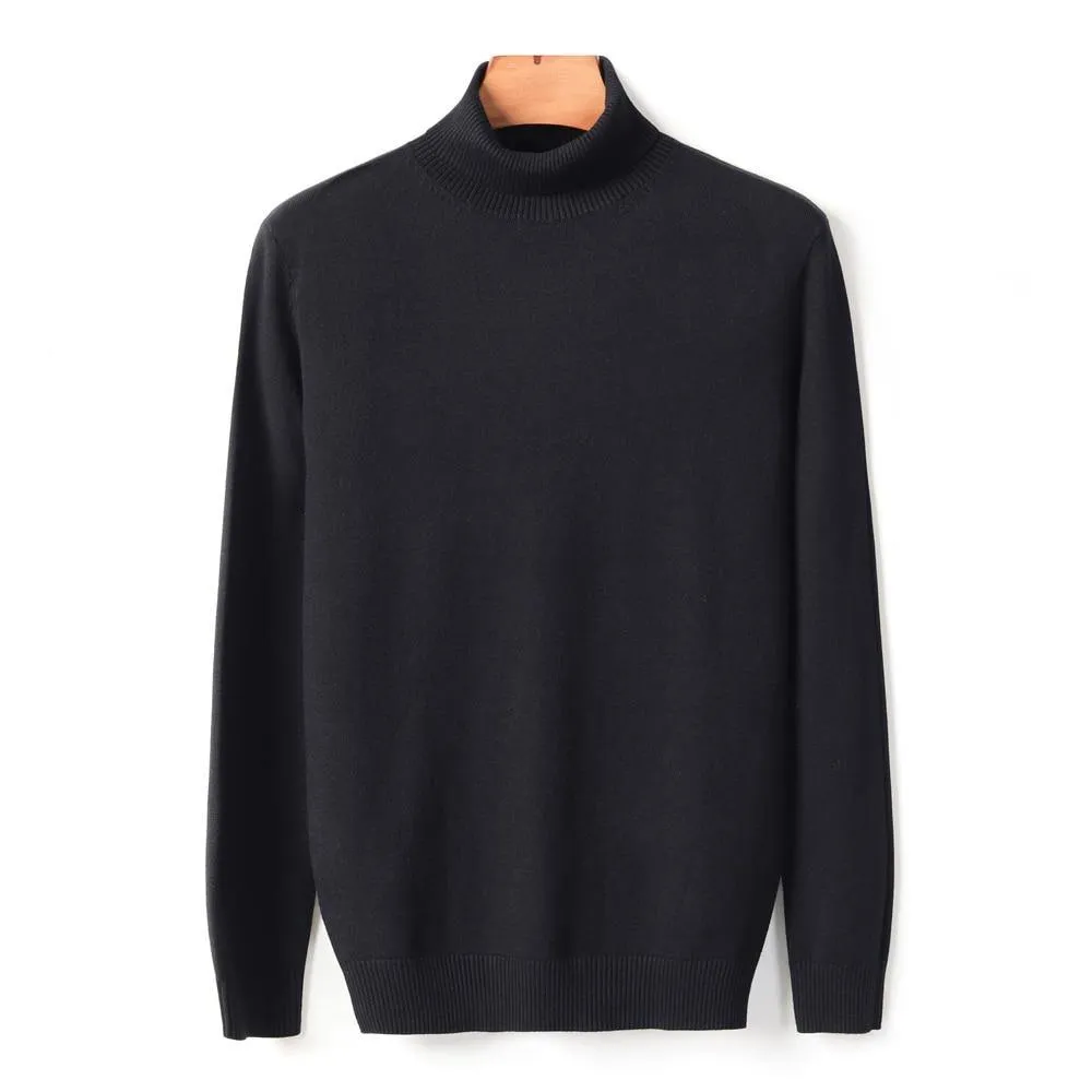 Warm Color Turtleneck Sweater