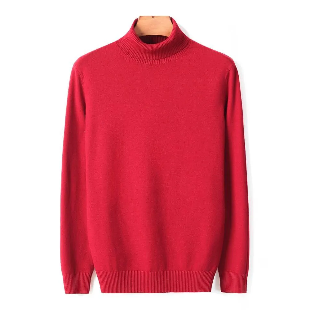 Warm Color Turtleneck Sweater