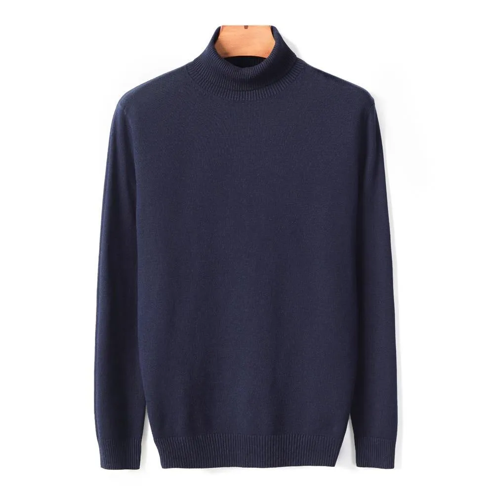 Warm Color Turtleneck Sweater