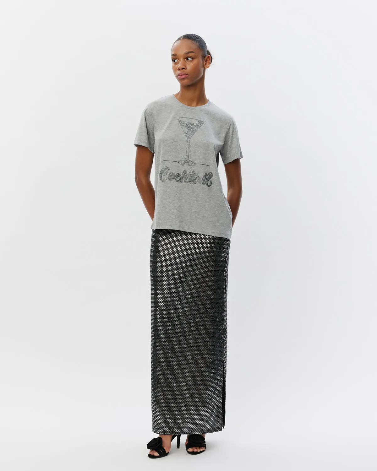 ZENASW T-SHIRT - Grey melange